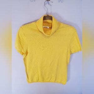 Talbots Yellow Women's Turtleneck Sweater
